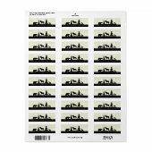 Woodland Animals retouradres labels (Full Sheet)
