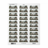 Woodland Animals Return Address Labels (Full Sheet)
