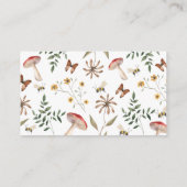 Woodland Animals Rustic Boeken voor Baby Informatiekaartje (Achterkant)