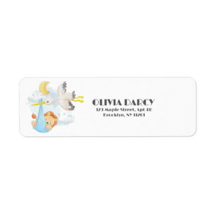 Woodland Animals schattig Grappig Baby shower Etiket