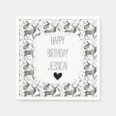 Woodland Animals Servetten (Voorkant)