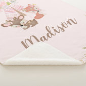 Woodland Animals Sherpa Deken (3/4)