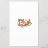 Woodland animals Shower Hoe goed ken je het spel? Flyer (Achterkant)