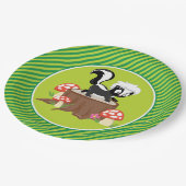 Woodland Animals | Skunk Papieren Bordje (Gekanteld)