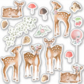 Woodland Animals Sticker (Voorkant)