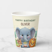 Woodland Animals Storybook Birthday Papieren Bekers (Voorkant)