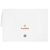 Woodland Animals Theme Verjaardag Uitnodiging Kaar (Achterkant Horizontaal)