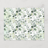 Woodland Animals Time Capsule Advice for Baby card Flyer (Achterkant)