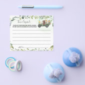 Woodland Animals Time Capsule Advice for Baby card Flyer (Enkel)