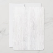 Woodland Animals Truck Baby shower Invitation Kaart (Achterkant)