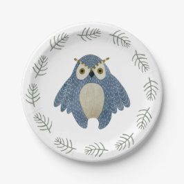 Woodland Animals Uil Paper Borden Papieren Bordje