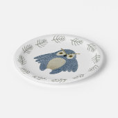 Woodland Animals Uil Paper Borden Papieren Bordje (Gekanteld)
