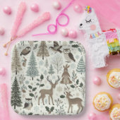 Woodland Animals Vakantiepapier Bord (Feest)