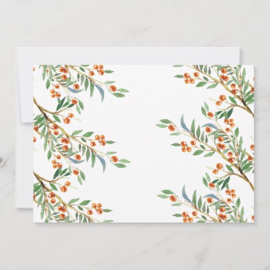 Woodland Animals Verjaardag Kaart (Achterkant)