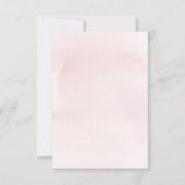 Woodland Animals Virtual Baby shower nodigt meisje Kaart (Achterkant)