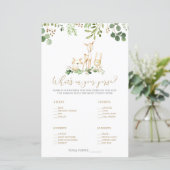 Woodland Animals Wat is er in je paardenschoeisel? (Staand voorkant)