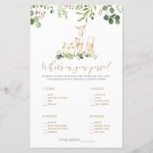 Woodland Animals Wat is er in je paardenschoeisel? (Voorkant)