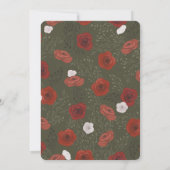 Woodland Animals Whimsical Waterverf Baby shower Kaart (Achterkant)