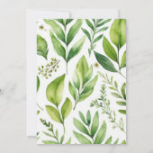 Woodland Animals Wild One Baby shower Kaart (Achterkant)