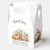 Woodland Animals Wild One Foto Dank u wel Bedankdoosjes (Geopend)
