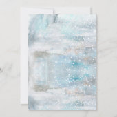 Woodland Animals Winter Boy Baby shower Bingo Card Kaart (Achterkant)