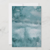 Woodland Animals Winter Cold Outside Baby shower Kaart (Achterkant)