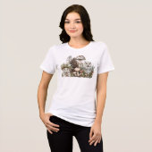 Woodland Animals Woodlandcore Forest Tri-Blend Shirt (Voorkant volledig)