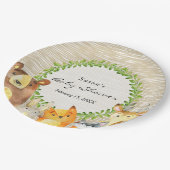 Woodland Aninal Baby shower Bord (Gekanteld)