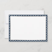 Woodland Antlers Bedankt Card, Faux Folie (Achterkant)