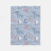 Woodland Art babydeken Fleece Deken (Voorkant)