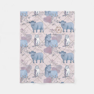 Woodland Art babydeken Fleece Deken