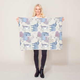 Woodland Art babydeken Fleece Deken