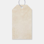 Woodland Autumn Baby Fox Bedankt Cadeaulabel (Achterkant)