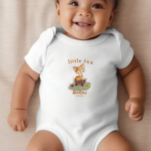 Woodland Autumn Baby Fox gepersonaliseerd