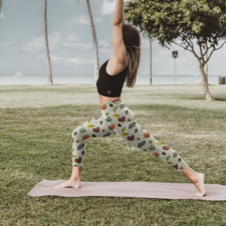 Woodland Autumn Pattern Leggings