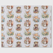 Woodland Babies Cadeaupapier (Vlak)