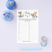 Woodland Baby ABC-douchekaart Flyer (Enkel)