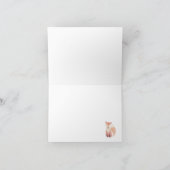 Woodland Baby Animals Baby shower | Bedankkaart (Binnen)