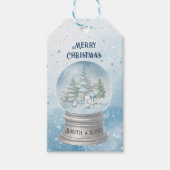 Woodland Baby Animals Kerstmis Cadeaulabel (Voorkant)