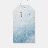 Woodland Baby Animals Kerstmis Cadeaulabel (Achterkant)