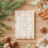  Woodland Baby Animals Verjaardag Kaart