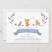 Woodland Baby Brunch Uitnodiging (Voorkant)
