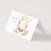 Woodland Baby Douche Opvouwbaar Dank u Auto's Kaart (Voorkant)