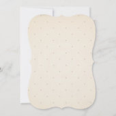 Woodland Baby Fox Spring Baby shower Invitation Kaart (Achterkant)