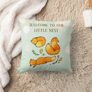 Woodland Baby Geboorte Pasgeborene Kussen