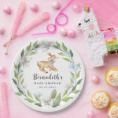 Woodland Baby Herten Baby shower Papier Bord (Feest)