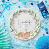 Woodland Baby Herten Baby shower Papier Bord (Feest)