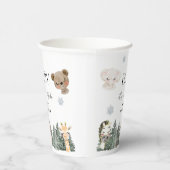 Woodland Baby Het is koud buiten Baby shower Papieren Bekers (Rechts)