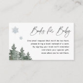 Woodland Baby Het is koud buiten boeken voor Baby Informatiekaartje (Voorkant)