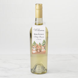 Woodland Baby Jongen Douche Flessenhanger